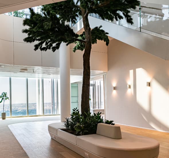 Tour The Link arbre interieur