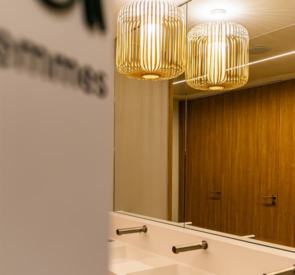 Tour The Link pictogramme toilette flou